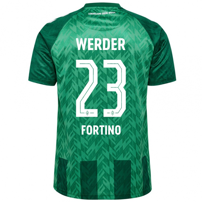 Herren Pierro Miguel Fortino #23 Grün Heimtrikot Trikot 2024/25 T-Shirt Schweiz