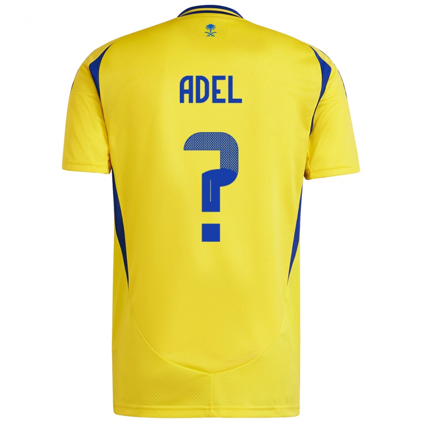 Homme Maillot Aida Adel #0 Jaune Bleu Tenues Domicile 2024/25 T-Shirt Suisse