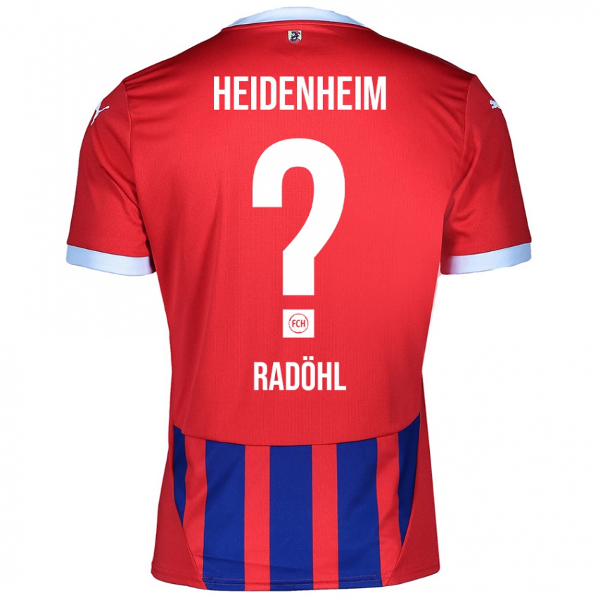 Herren Tim Radöhl #0 Rot Blau Heimtrikot Trikot 2024/25 T-Shirt Schweiz