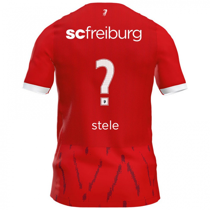 Herren Konstantin Stele #0 Rot Heimtrikot Trikot 2024/25 T-Shirt Schweiz