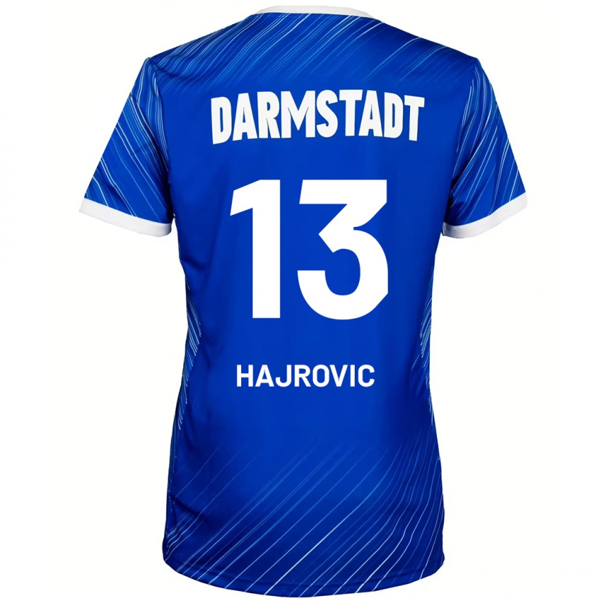 Herren Vahid Hajrovic #13 Blau Weiß Heimtrikot Trikot 2024/25 T-Shirt Schweiz