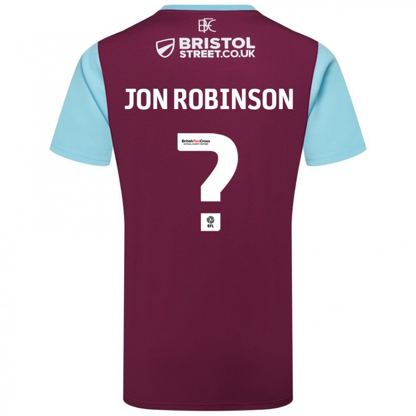 Homme Maillot Jon Ander Vilar Robinson #0 Bordeaux Bleu Ciel Tenues Domicile 2024/25 T-Shirt Suisse