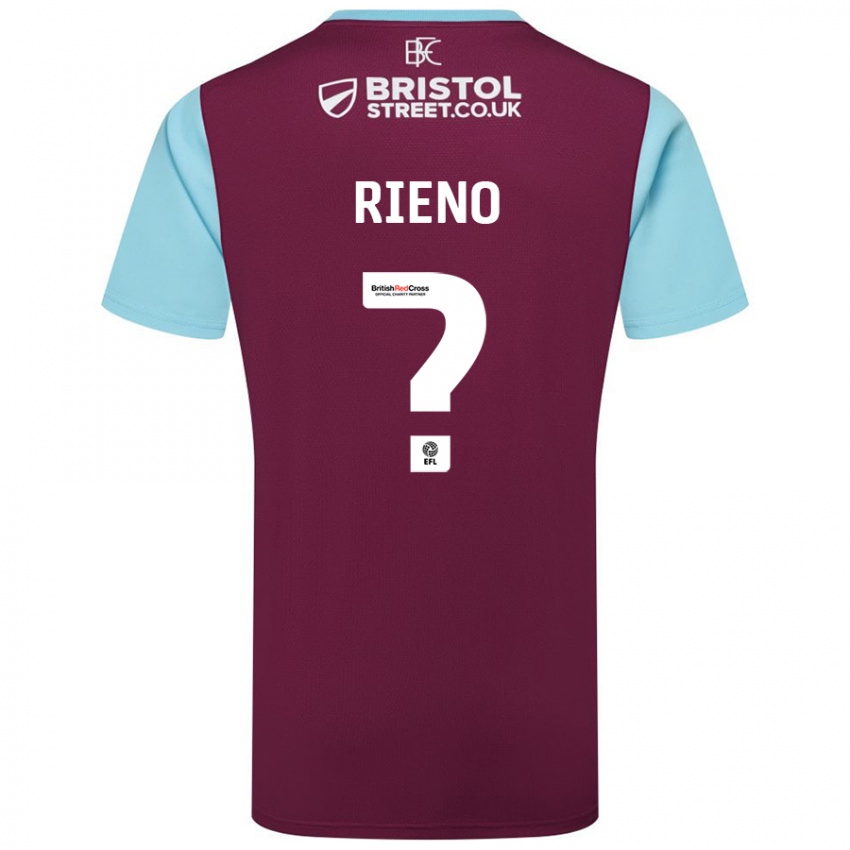 Homme Maillot Basilio Rieno #0 Bordeaux Bleu Ciel Tenues Domicile 2024/25 T-Shirt Suisse