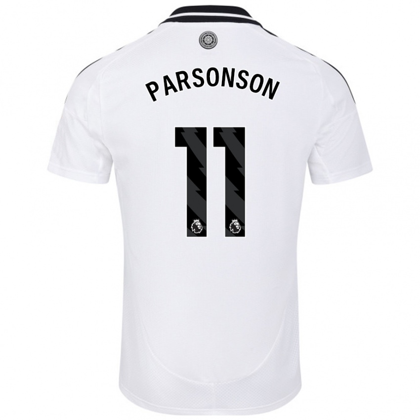 Herren Madi Parsonson #11 Weiß Heimtrikot Trikot 2024/25 T-Shirt Schweiz