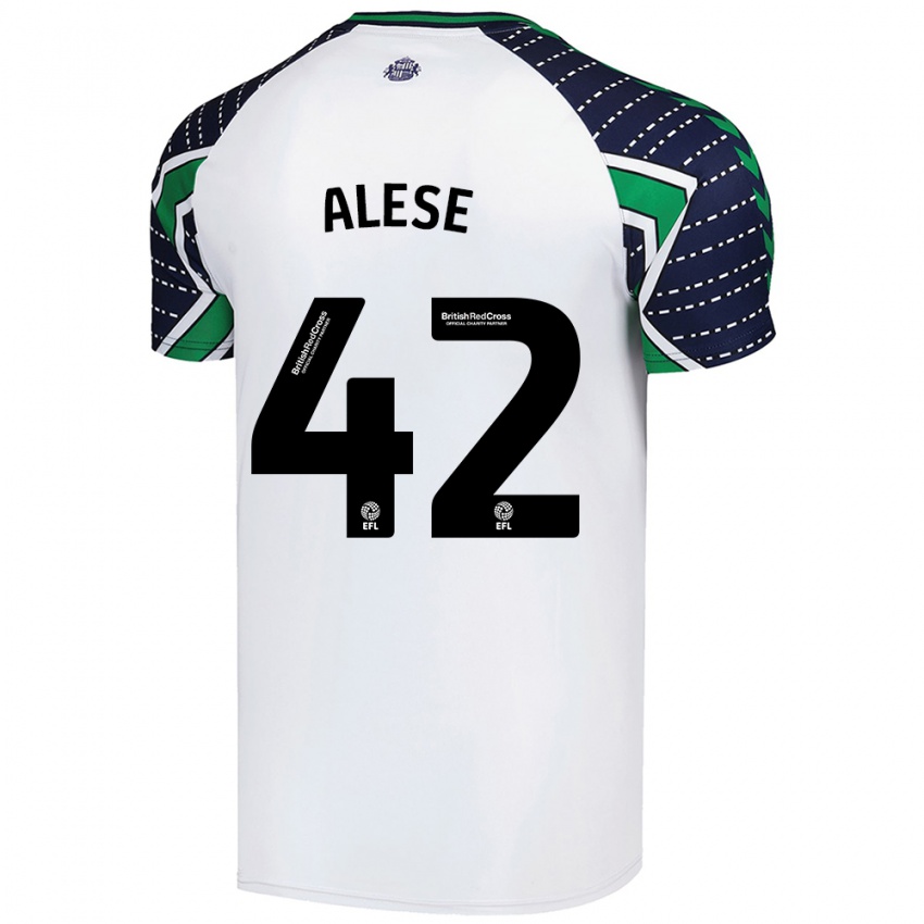 Herren Aji Alese #42 Weiß Auswärtstrikot Trikot 2024/25 T-Shirt Schweiz