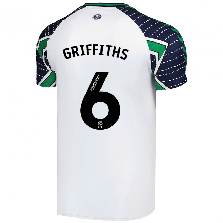 Herren Louise Griffiths #6 Weiß Auswärtstrikot Trikot 2024/25 T-Shirt Schweiz