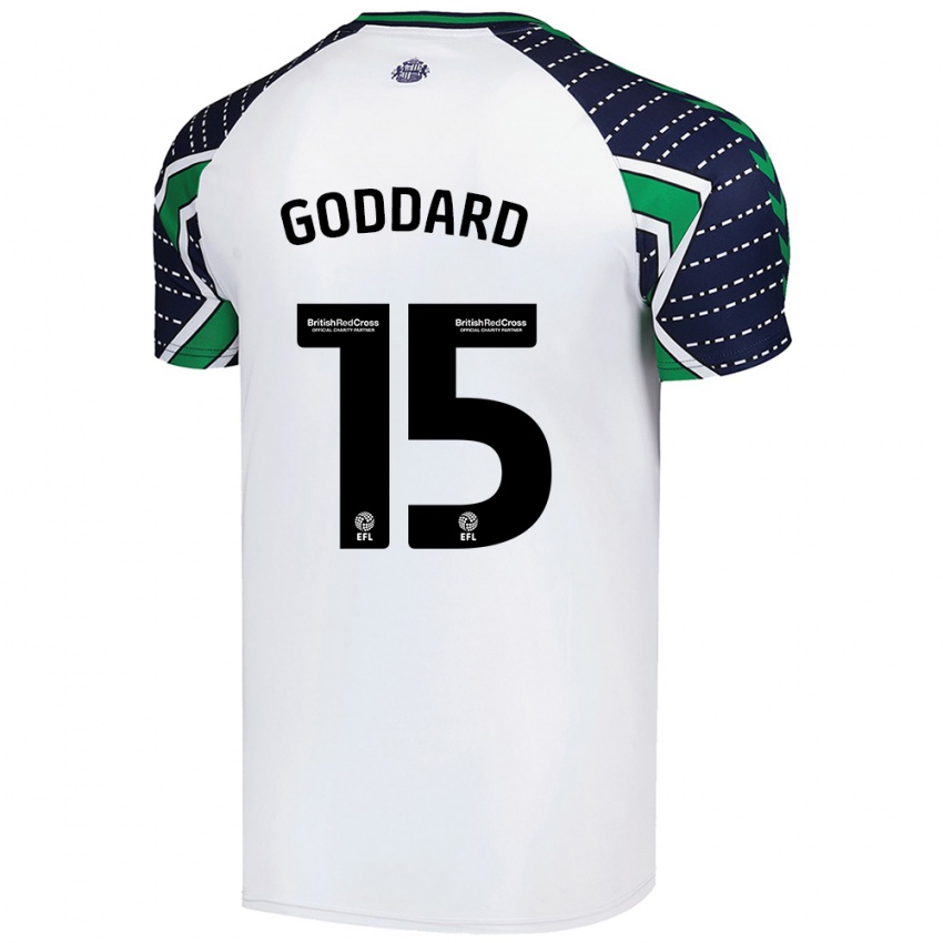 Herren Amy Goddard #15 Weiß Auswärtstrikot Trikot 2024/25 T-Shirt Schweiz