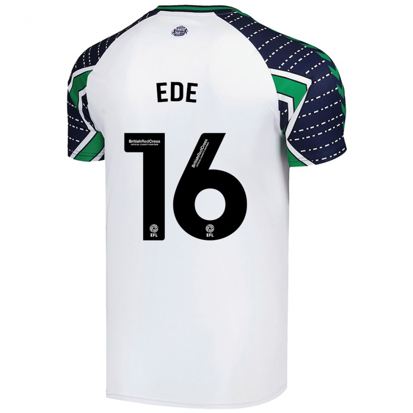 Herren Grace Ede #16 Weiß Auswärtstrikot Trikot 2024/25 T-Shirt Schweiz