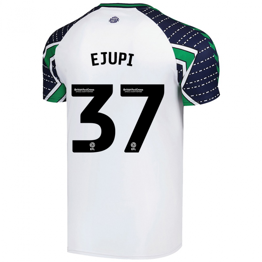 Herren Elizabeta Ejupi #37 Weiß Auswärtstrikot Trikot 2024/25 T-Shirt Schweiz