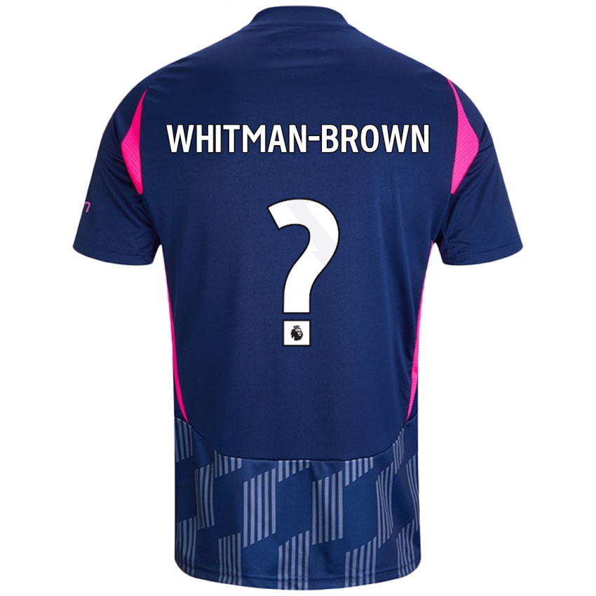 Herren Chae Whitman-Brown #0 Königsblau Rosa Auswärtstrikot Trikot 2024/25 T-Shirt Schweiz