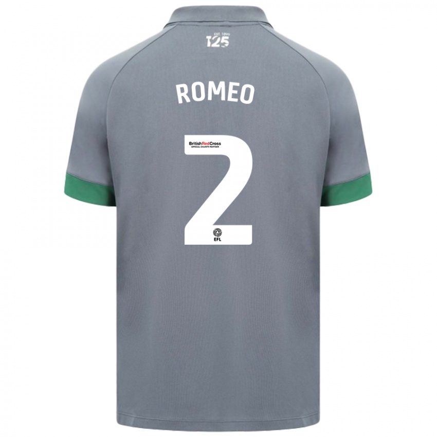 Herren Mahlon Romeo #2 Dunkelgrau Auswärtstrikot Trikot 2024/25 T-Shirt Schweiz