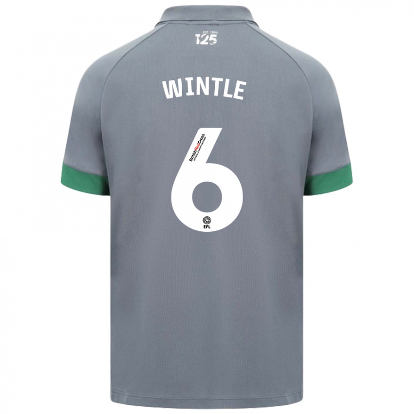 Herren Ryan Wintle #6 Dunkelgrau Auswärtstrikot Trikot 2024/25 T-Shirt Schweiz