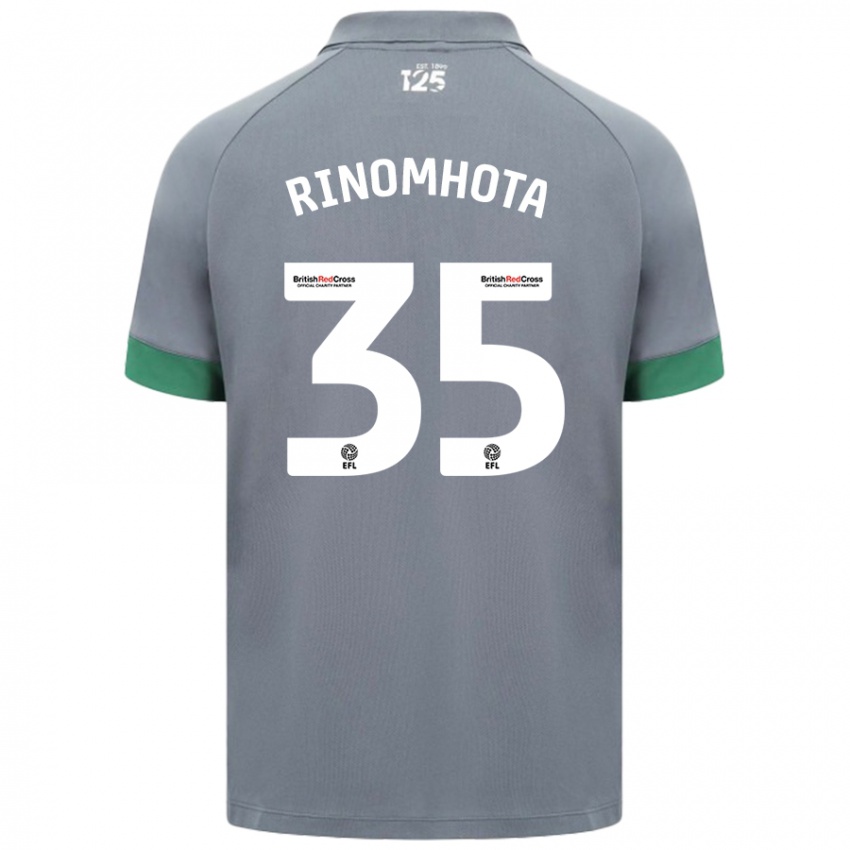 Herren Andy Rinomhota #35 Dunkelgrau Auswärtstrikot Trikot 2024/25 T-Shirt Schweiz