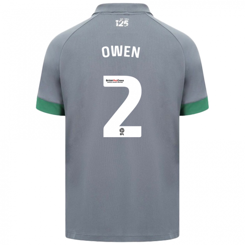 Herren Lisa Owen #2 Dunkelgrau Auswärtstrikot Trikot 2024/25 T-Shirt Schweiz