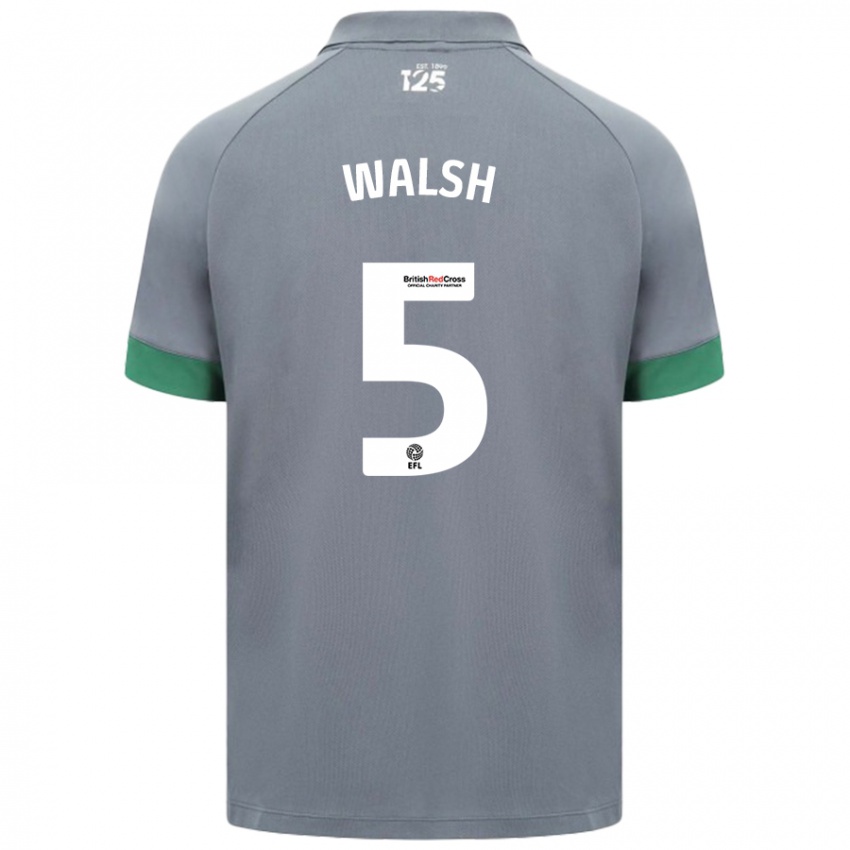 Herren Siobhan Walsh #5 Dunkelgrau Auswärtstrikot Trikot 2024/25 T-Shirt Schweiz