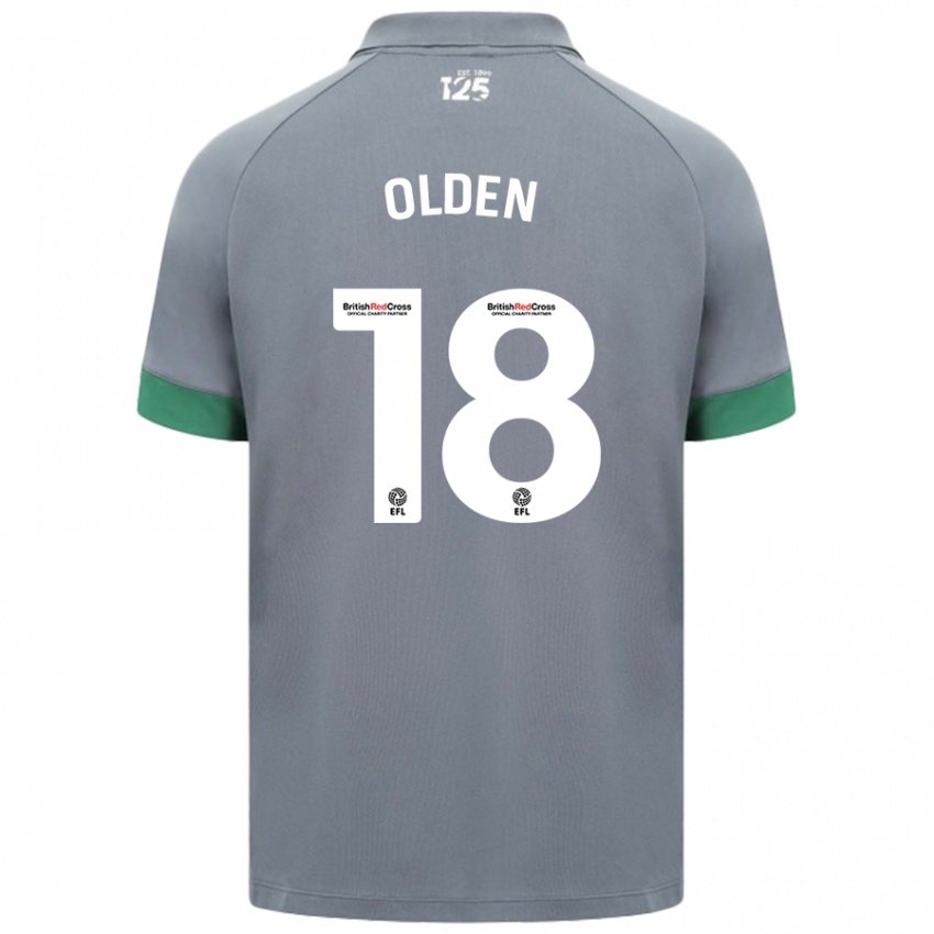 Herren Mackenzie Olden #18 Dunkelgrau Auswärtstrikot Trikot 2024/25 T-Shirt Schweiz