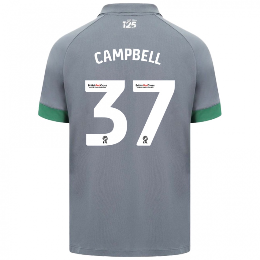 Herren Vontae Daley-Campbell #37 Dunkelgrau Auswärtstrikot Trikot 2024/25 T-Shirt Schweiz