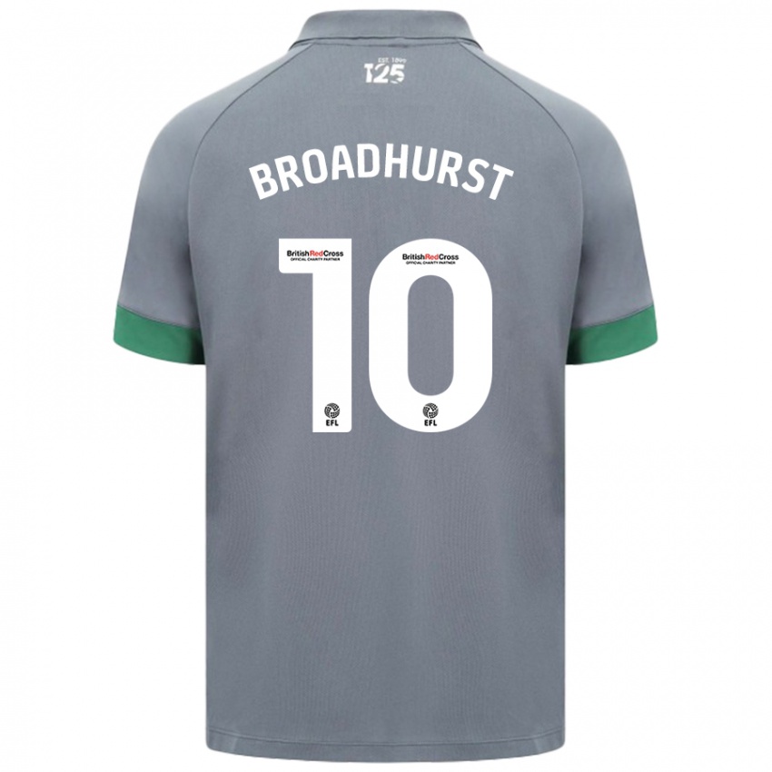 Herren Danielle Broadhurst #10 Dunkelgrau Auswärtstrikot Trikot 2024/25 T-Shirt Schweiz