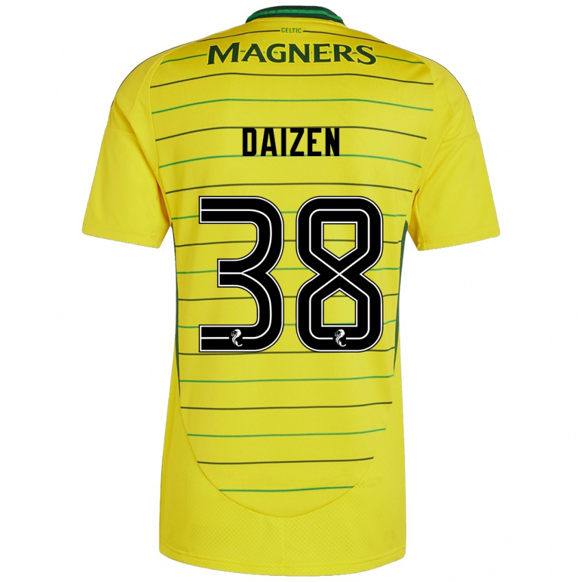 Herren Daizen Maeda #38 Gelb Auswärtstrikot Trikot 2024/25 T-Shirt Schweiz