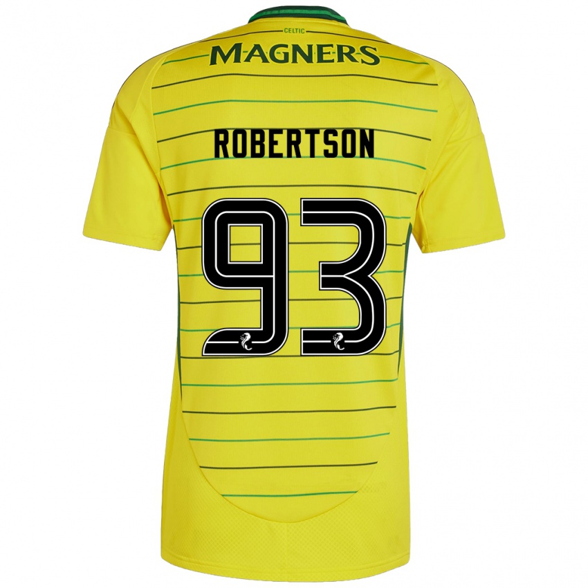 Herren Mitchell Robertson #93 Gelb Auswärtstrikot Trikot 2024/25 T-Shirt Schweiz