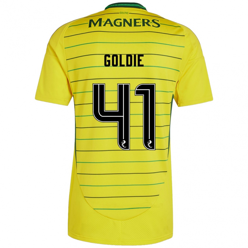 Herren Clare Goldie #41 Gelb Auswärtstrikot Trikot 2024/25 T-Shirt Schweiz