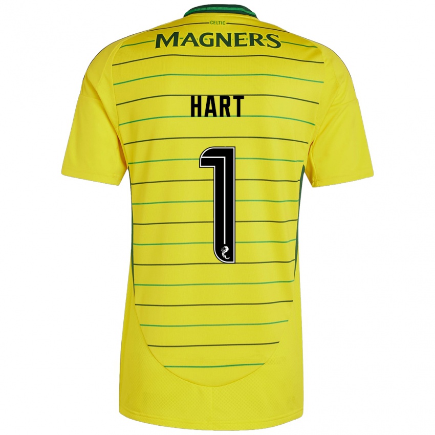 Herren Joe Hart #1 Gelb Auswärtstrikot Trikot 2024/25 T-Shirt Schweiz