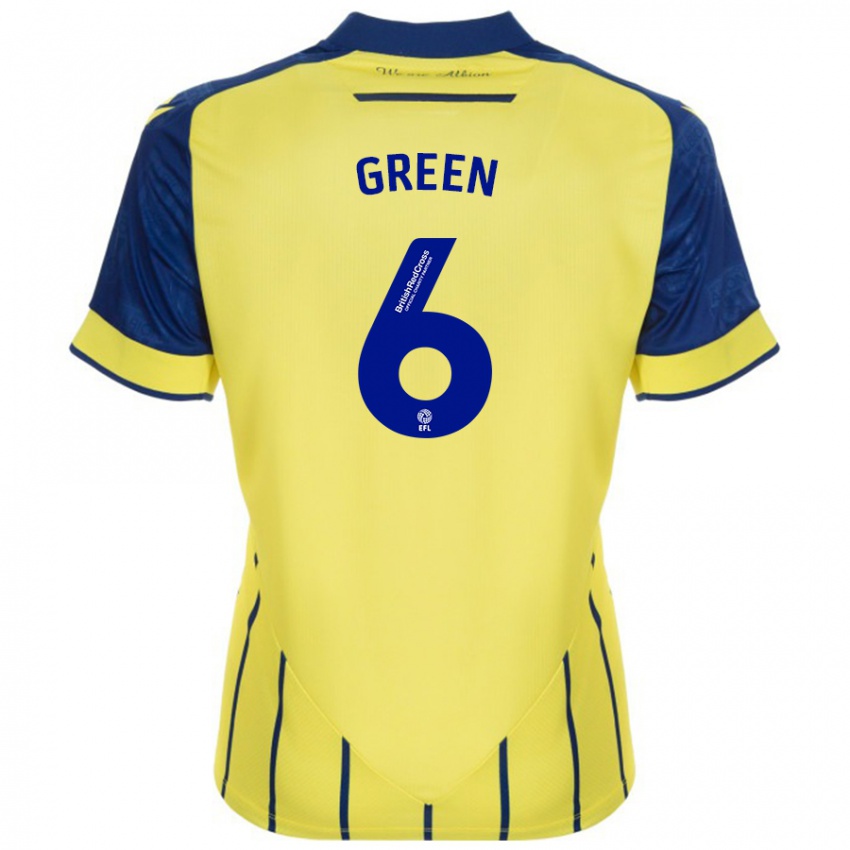 Homme Maillot Isabel Green #6 Jaune Bleu Tenues Extérieur 2024/25 T-Shirt Suisse