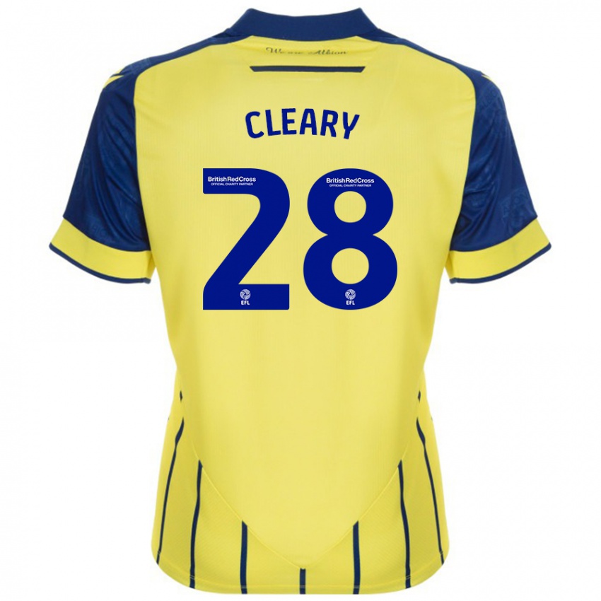 Herren Reyes Cleary #28 Gelb Blau Auswärtstrikot Trikot 2024/25 T-Shirt Schweiz