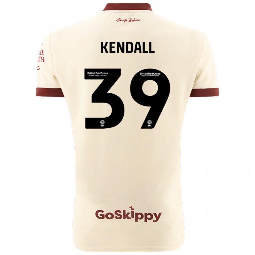 Herren Maya Kendall #39 Cremeweiß Auswärtstrikot Trikot 2024/25 T-Shirt Schweiz