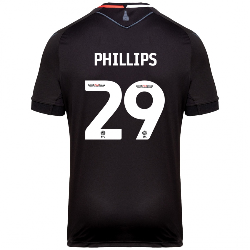 Homme Maillot D'margio Wright-Phillips #29 Noir Tenues Extérieur 2024/25 T-Shirt Suisse