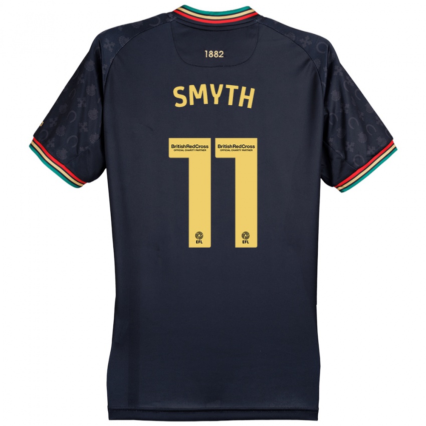 Herren Paul Smyth #11 Dunkelmarineblau Auswärtstrikot Trikot 2024/25 T-Shirt Schweiz