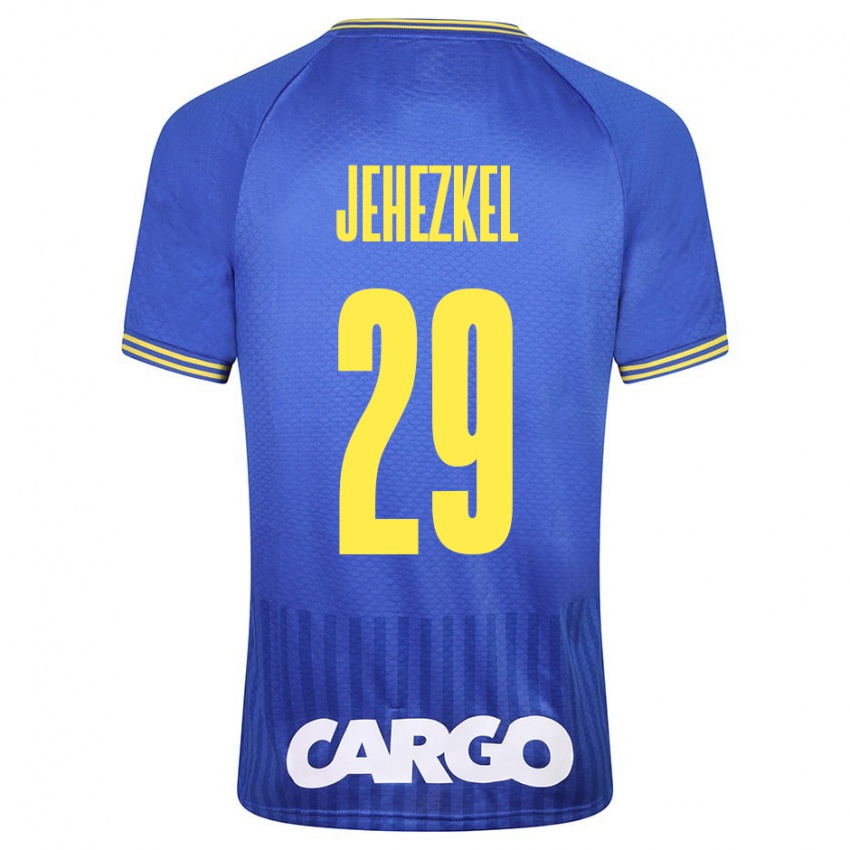 Herren Sagiv Jehezkel #29 Weiß Auswärtstrikot Trikot 2024/25 T-Shirt Schweiz