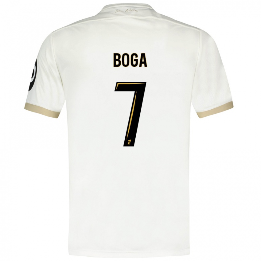 Herren Jérémie Boga #7 Weißgold Auswärtstrikot Trikot 2024/25 T-Shirt Schweiz