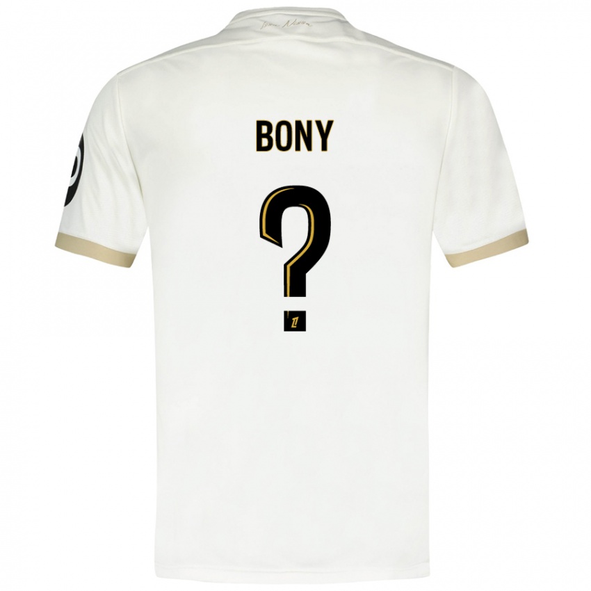 Herren Geoffroy Bony #0 Weißgold Auswärtstrikot Trikot 2024/25 T-Shirt Schweiz