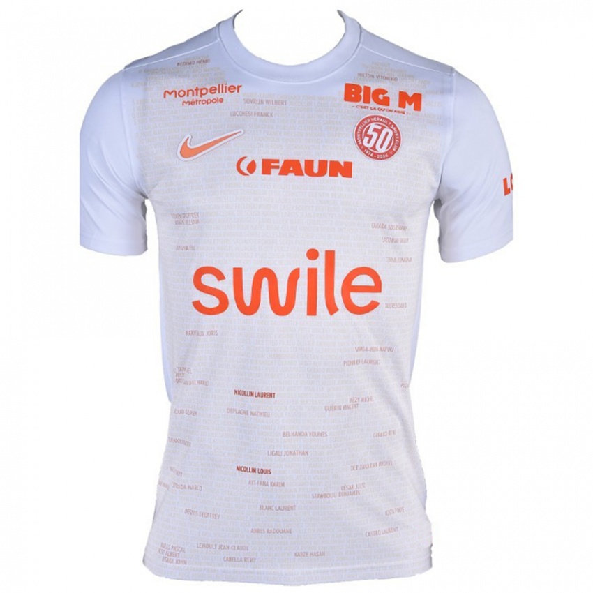 Homme Maillot Belmin Dizdarevic #1 Blanc Tenues Extérieur 2024/25 T-Shirt Suisse