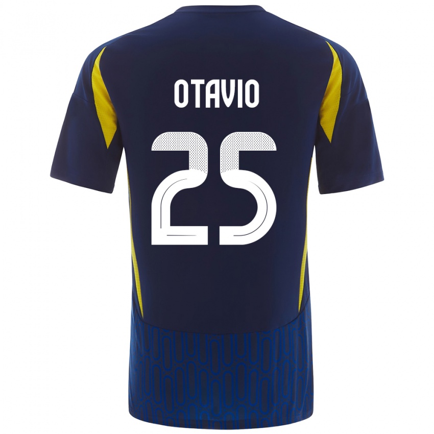 Herren Otavio #25 Blau Gelb Auswärtstrikot Trikot 2024/25 T-Shirt Schweiz