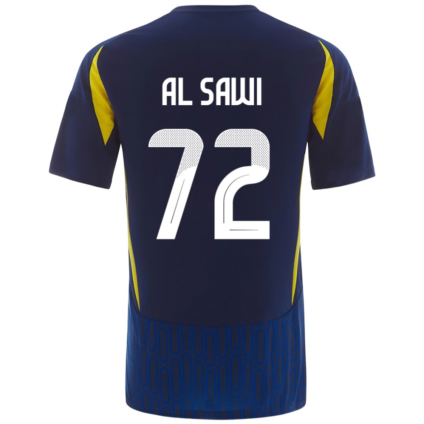 Herren Etaf Al-Sawi #72 Blau Gelb Auswärtstrikot Trikot 2024/25 T-Shirt Schweiz