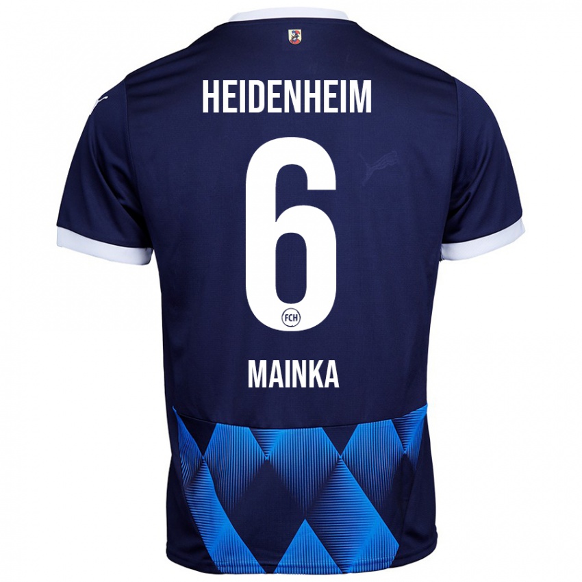 Herren Patrick Mainka #6 Dunkel Marineblau Auswärtstrikot Trikot 2024/25 T-Shirt Schweiz