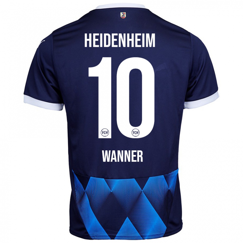 Herren Paul Wanner #10 Dunkel Marineblau Auswärtstrikot Trikot 2024/25 T-Shirt Schweiz