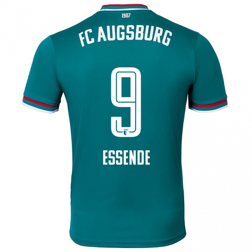 Herren Samuel Essende #9 Dunkelgrün Auswärtstrikot Trikot 2024/25 T-Shirt Schweiz