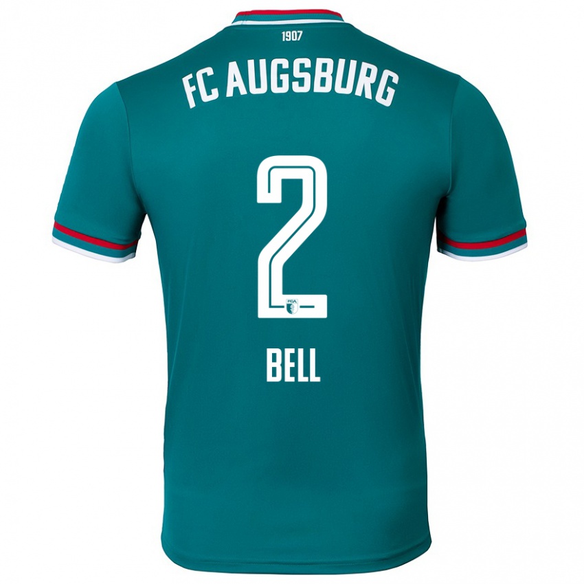 Herren Julian Bell #2 Dunkelgrün Auswärtstrikot Trikot 2024/25 T-Shirt Schweiz