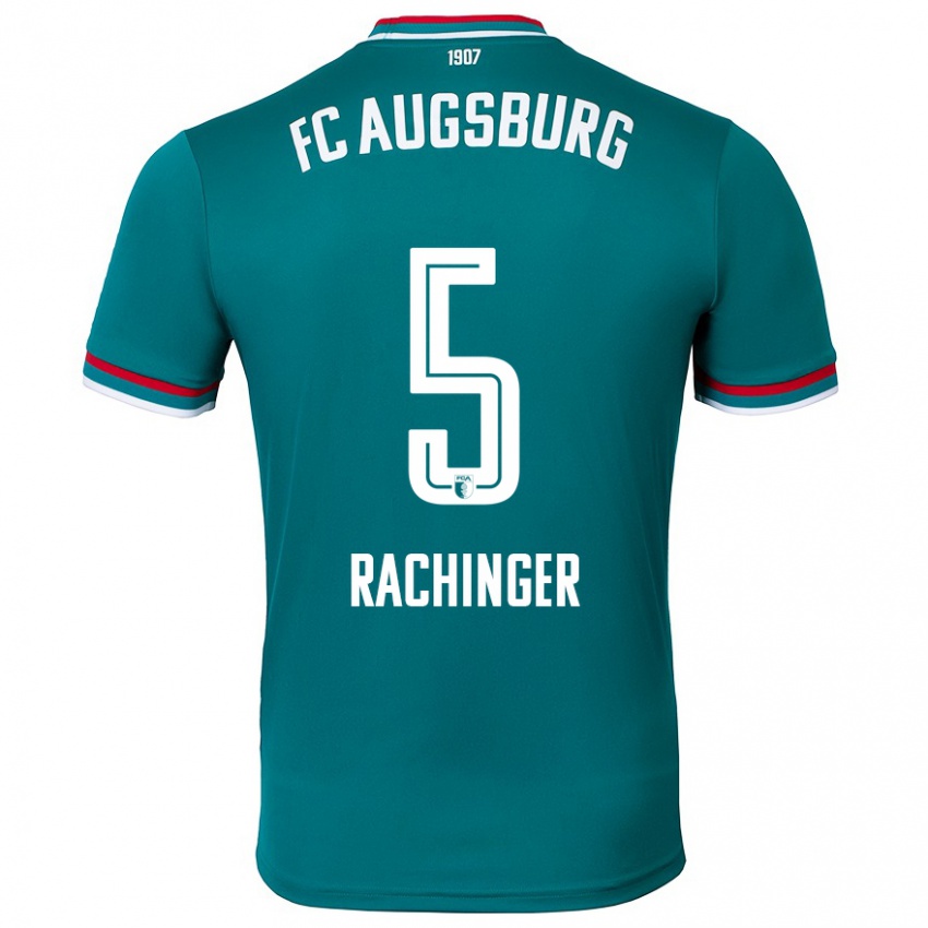 Herren Lorenz Rachinger #5 Dunkelgrün Auswärtstrikot Trikot 2024/25 T-Shirt Schweiz