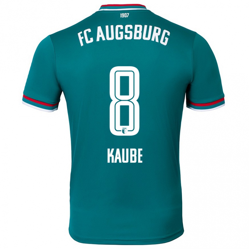 Herren Moritz Kaube #8 Dunkelgrün Auswärtstrikot Trikot 2024/25 T-Shirt Schweiz