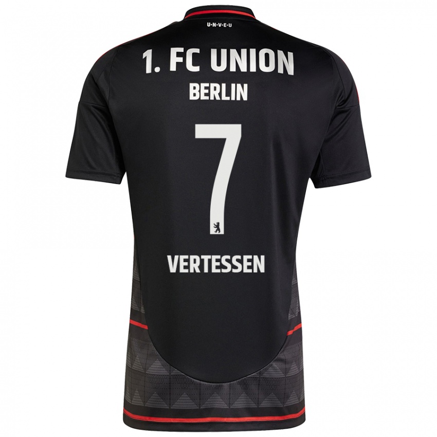 Herren Yorbe Vertessen #7 Schwarz Auswärtstrikot Trikot 2024/25 T-Shirt Schweiz