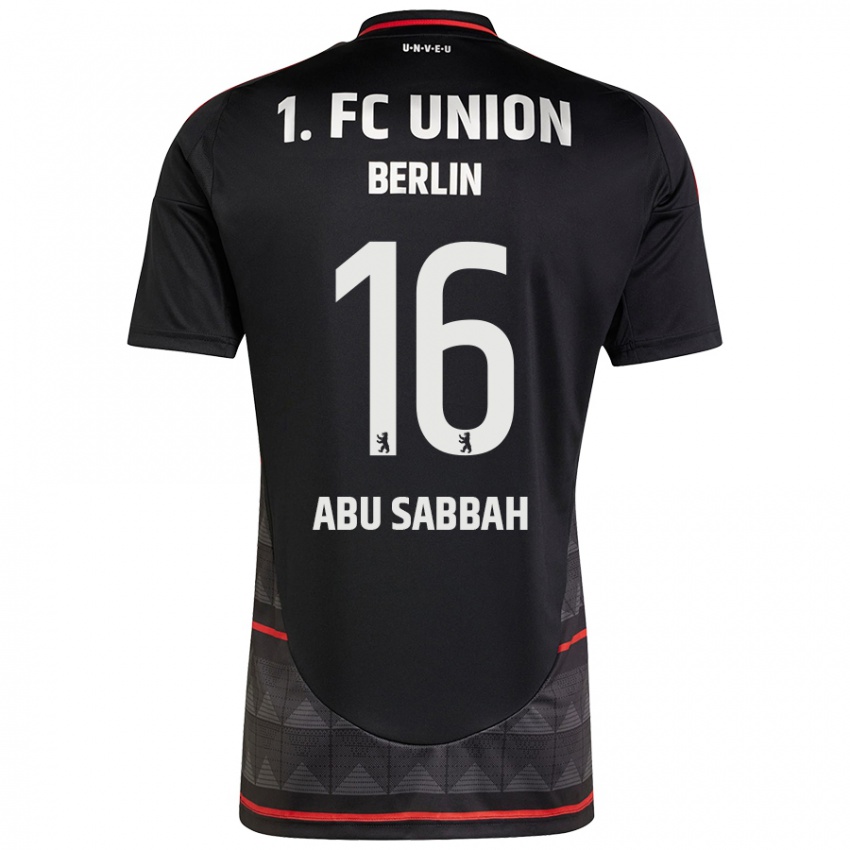 Herren Sarah Abu Sabbah #16 Schwarz Auswärtstrikot Trikot 2024/25 T-Shirt Schweiz