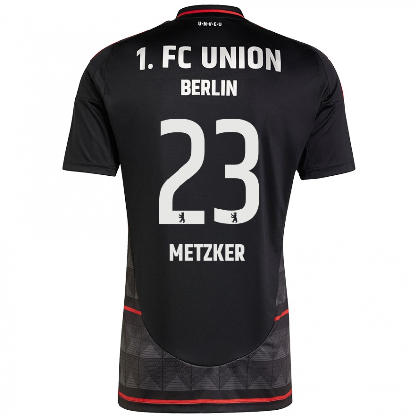 Herren Pia Metzker #23 Schwarz Auswärtstrikot Trikot 2024/25 T-Shirt Schweiz