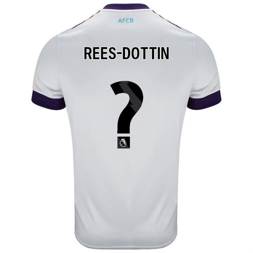 Herren Remy Rees-Dottin #0 Weiß Grün Lila Auswärtstrikot Trikot 2024/25 T-Shirt Schweiz