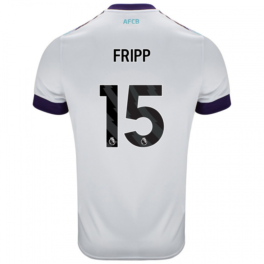 Herren Kelly Fripp #15 Weiß Grün Lila Auswärtstrikot Trikot 2024/25 T-Shirt Schweiz