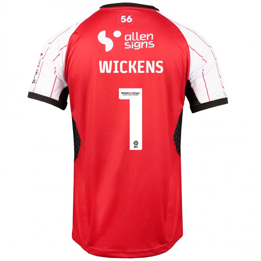 Damen George Wickens #1 Weiß Heimtrikot Trikot 2024/25 T-Shirt Schweiz