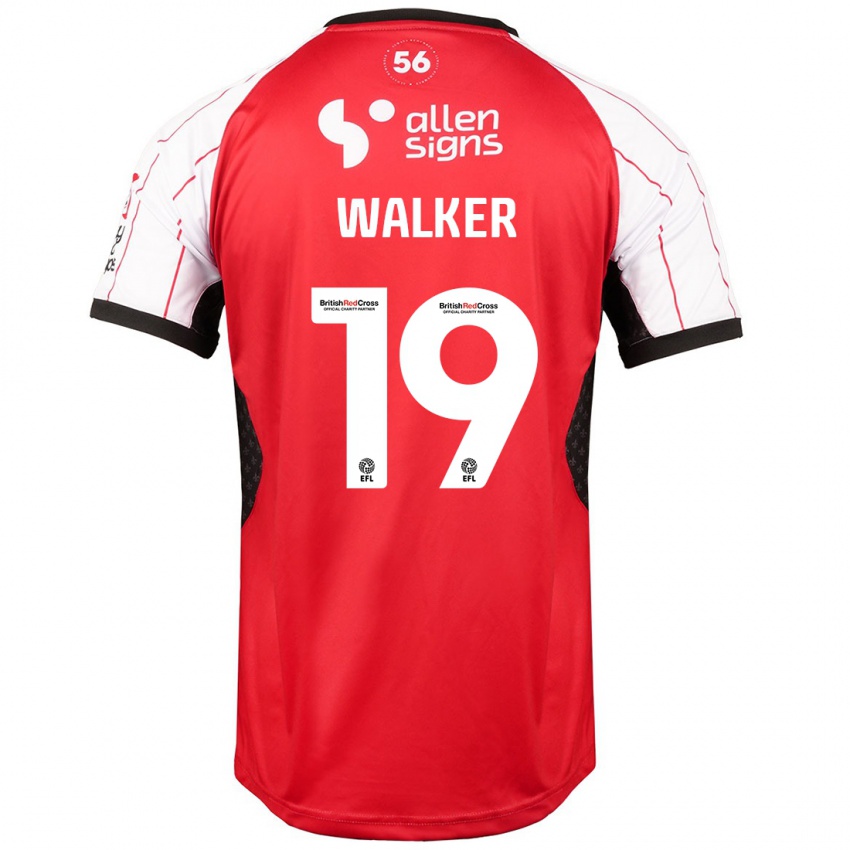 Femme Maillot Tyler Walker #19 Blanc Tenues Domicile 2024/25 T-Shirt Suisse